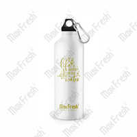 प्रिंटेड एल्युमिनियम वाटर बॉटल क्षमता: 750 मिलीलीटर (मिली)