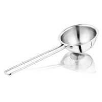 Silver Stainless Steel Tadka Pan
