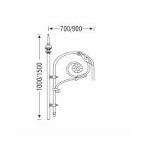 Multicolored Sl-Ob-04 Ornamental Brackets