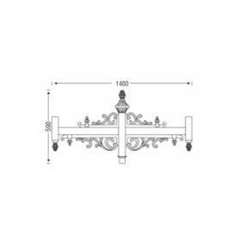 Multicolored Sl-Ob-07 Ornamental Brackets