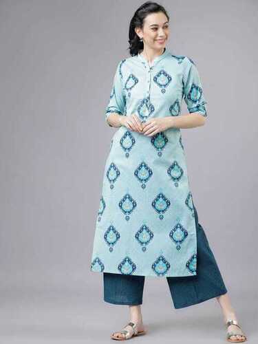 cotton kurtis plazzo