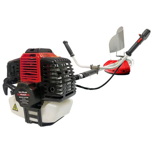 Red Balwaan Bx-52 Pragati 2 Stroke 52cc Side Pack Brush Cutter