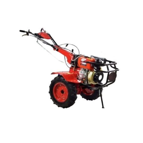 Red 10 Hp Diesel Kama Power Tiller