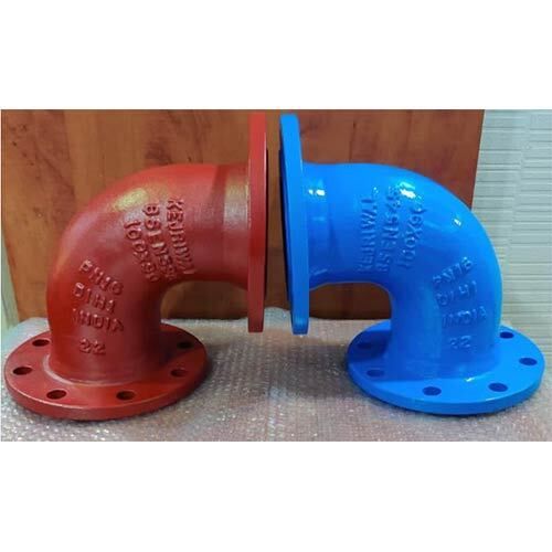 DI Double Flange 90 Deg Bend