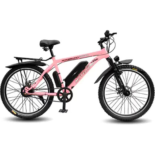 Matelco Ultra Ea26 Pink 26 Inches Single Speed Lithium-Ion (Li-Ion) Electric Bicycle