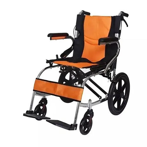 Mhl 1008 - C Manual Wheelchair With Small Rear Wheels Foot Rest Material: Steel