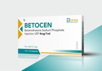 Betamethasone Sodium Phosphate Injection - 10x1ml Ampoules | Anti-bacterial Liquid, Recommended Dosage As Per Instruction, Comprehensive Documentation Included
