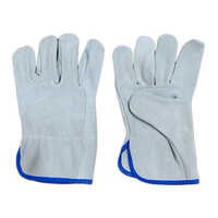 Split Driver Leather Gloves - Split Leather Material, Customized Size | Modern Design, Durable Grip for Versatile Manual Tasks