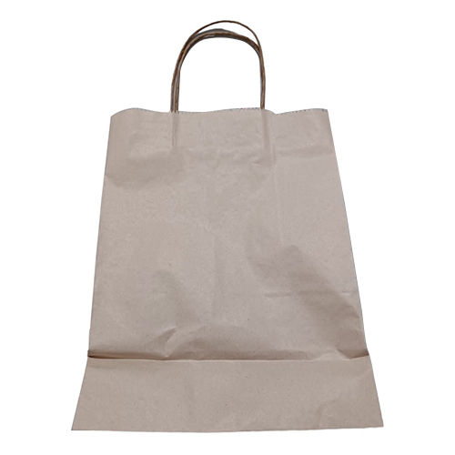 Coated Paper Plain Shopping Bags