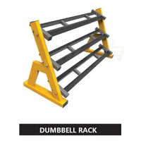 Horizontal Dumbbell Rack - Commercial Use, Manual Operation For Arm Exercises  | Durable Design Perfect For Gym Equipment