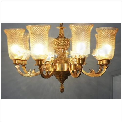 Traditional Brass Chandelier