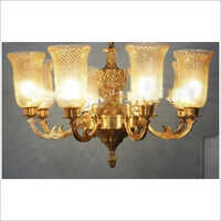 Traditional Brass Chandelier - Color: Yellow