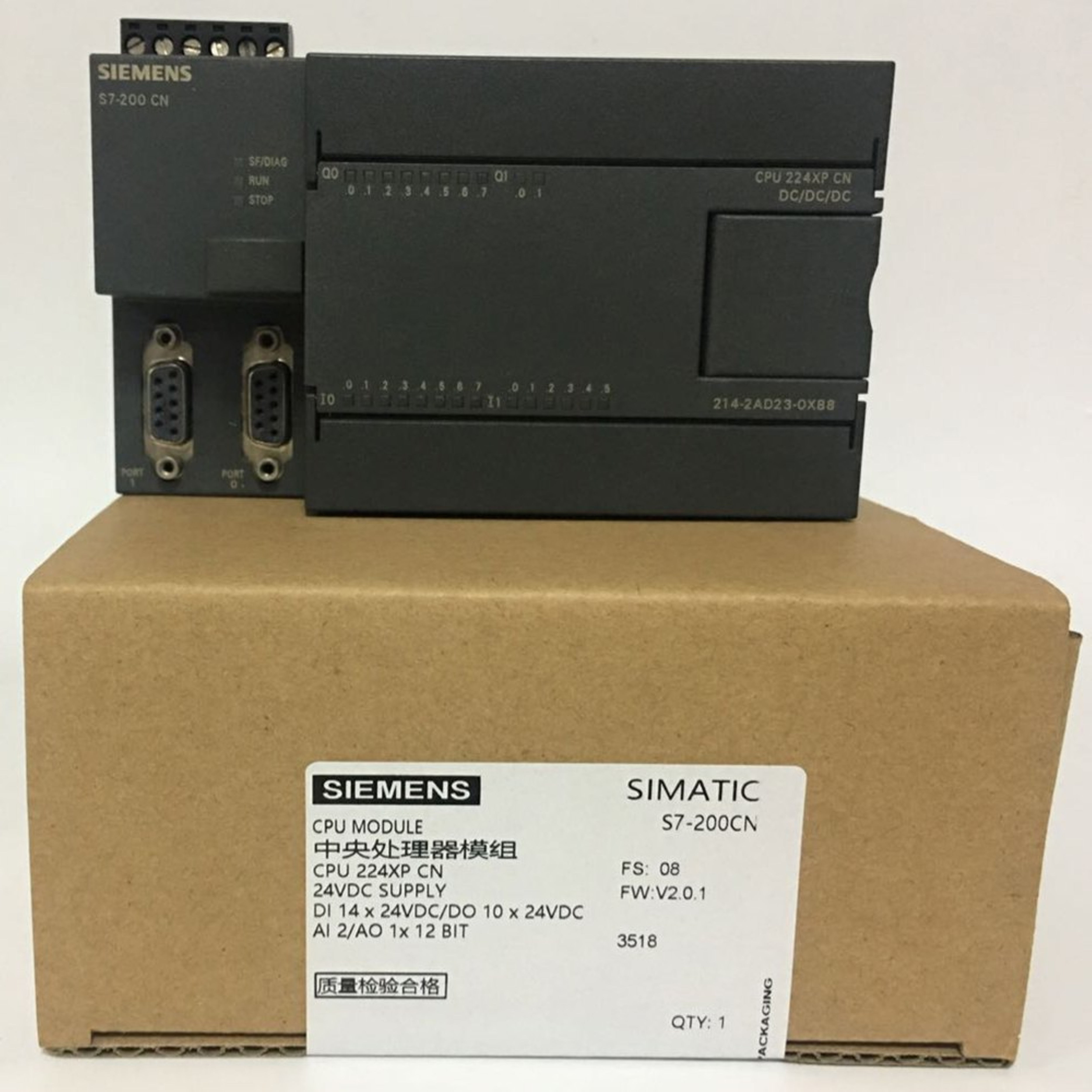 6ES7-214-1BD23-0XB0-SIEMENS PROGRAMMABLE LOGIC CONTROLLER