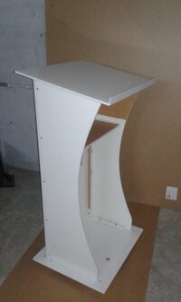 white Acrylic Lecture stand