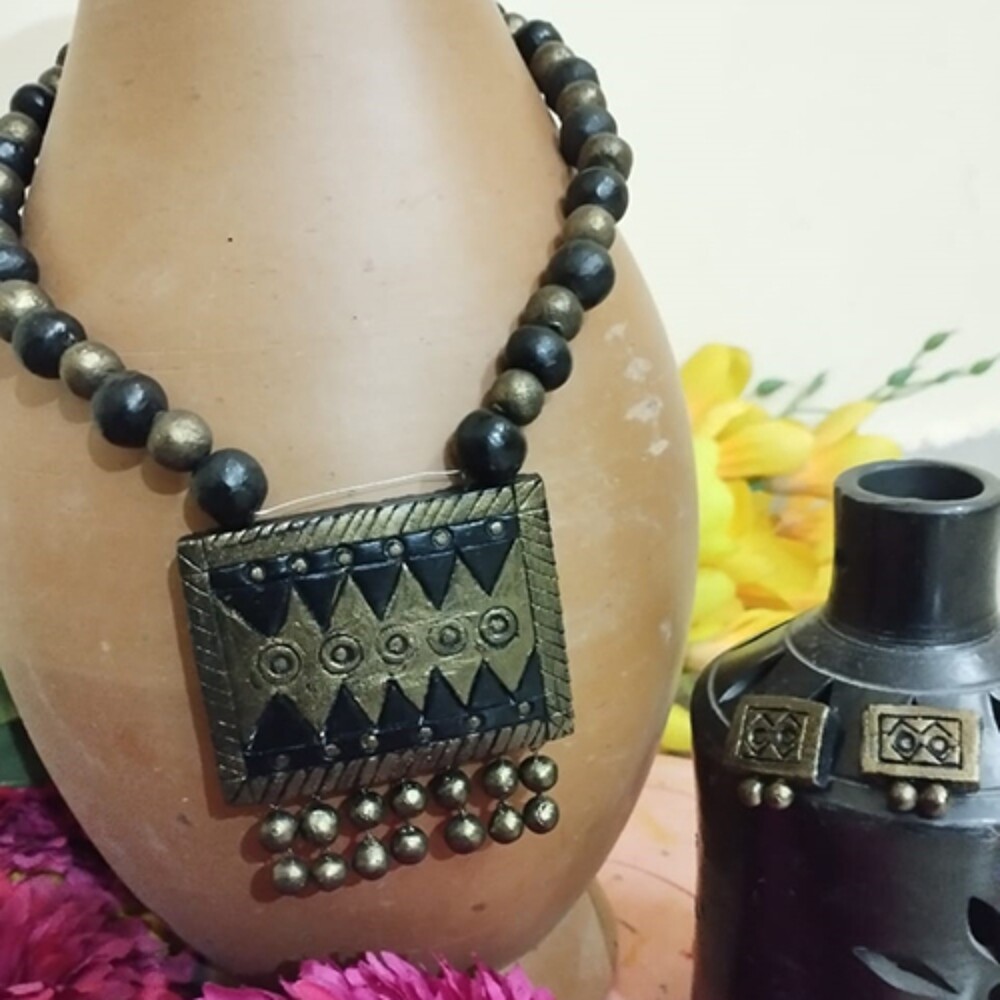 Terracotta Necklace Set