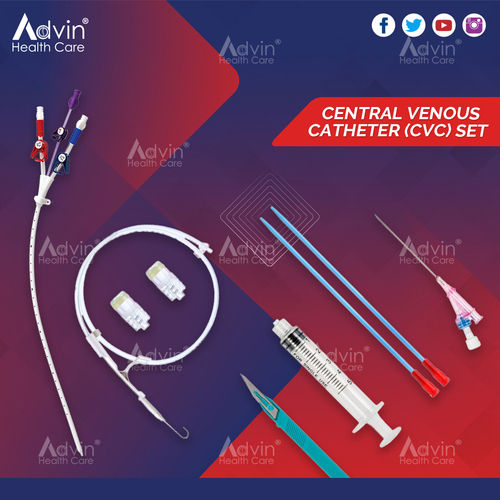 Plastic Central Venous Catheter Cvc Kit At Best Price In Ahmedabad ...