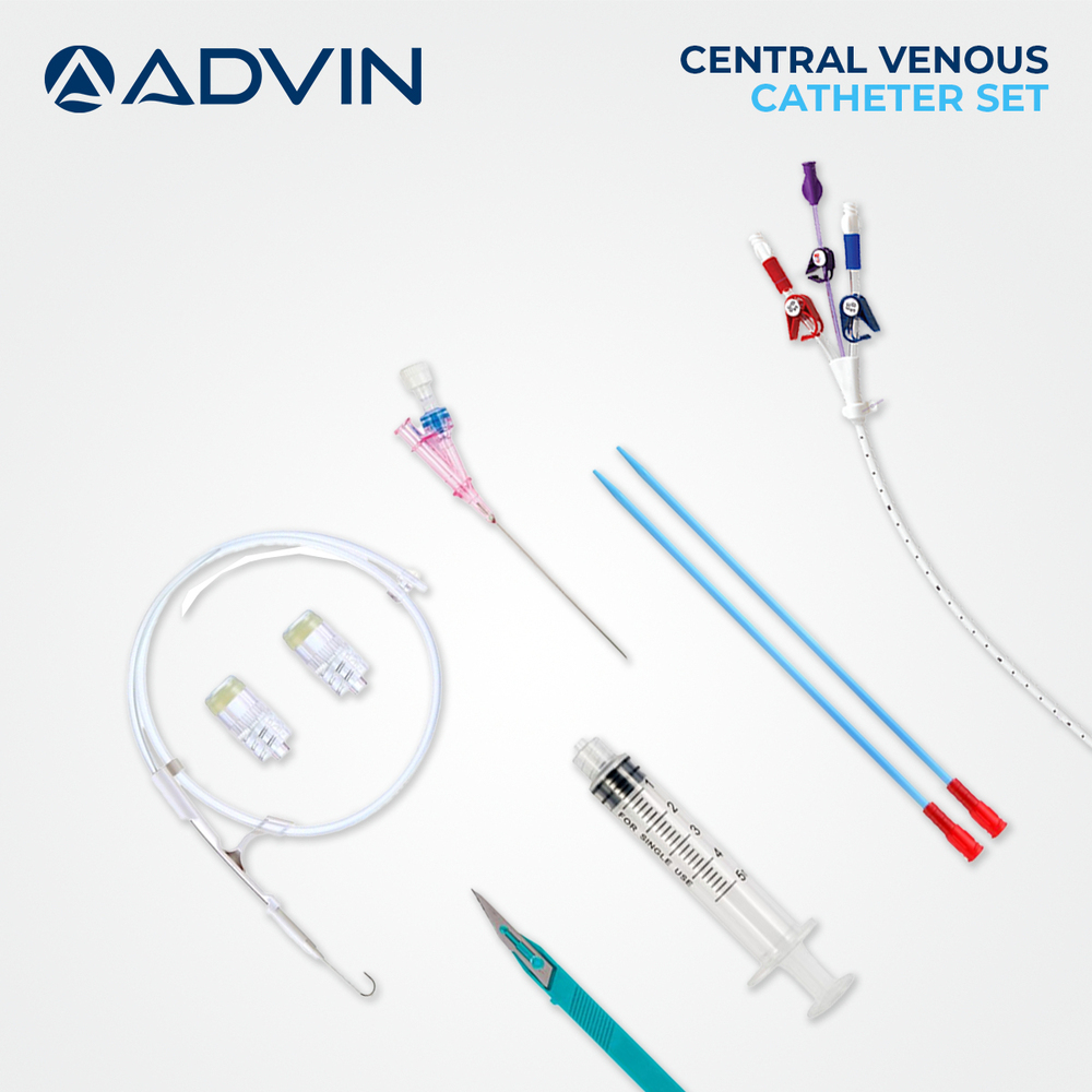 Plastic Central Venous Catheter Cvc Kit