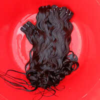 Curly Remy Hair Extensions - Artificial Hair, 18 Inches Length, Black & Brown Colors | Tangle-Free, Natural Shine, Easy to Install, Warranty Included
