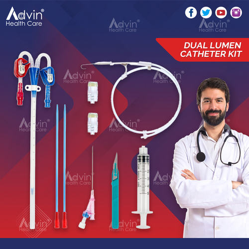 Double Lumen Central Venous Catheter Kit 