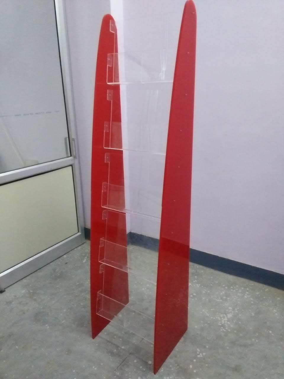 floor standing magazine holder