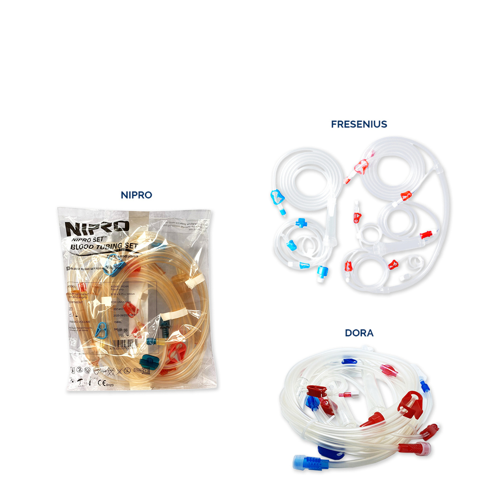 Plastic Hemodialysis Blood Tubing Set Fresenius Dora Nipro