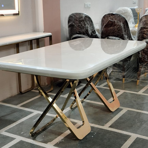 White Marble Dining Table