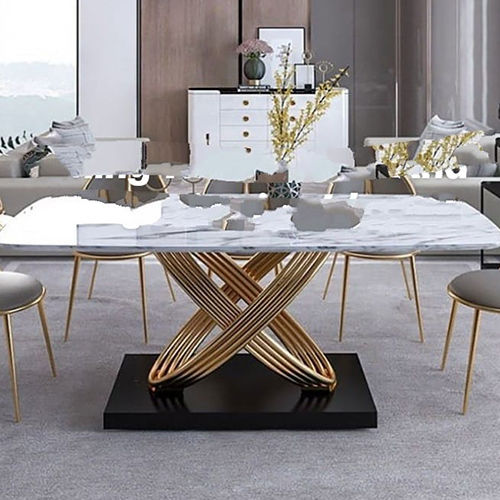 Rectangle Modern Italian Marble Dining Table