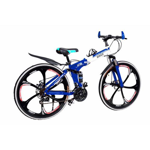 BLUE 21 GEARS FOLDING CYCLE