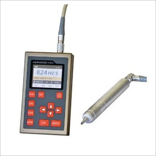 Black Portable Ultrasonic Hardness Tester