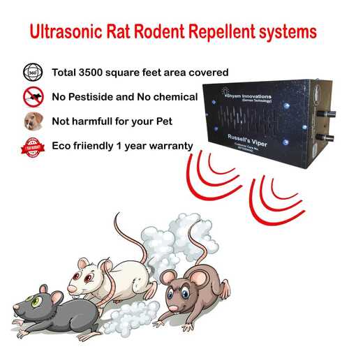 Ultrasonic rat repellent system large