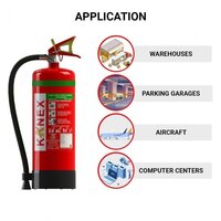Clean Agent Fire Extinguisher 2 Kg (HFC236fa Based Portable Stored Pressure)