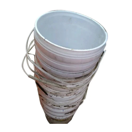 Plastic White Bucket