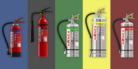ABC Fire Extinguisher 2 Kg (MAP 90 Based Portable Stored Pressure)