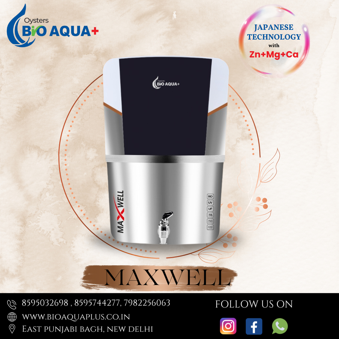 Oysters Bio Aqua PLUS Maxwell Copper AND Alkaline Rich RO UV UF Water Purifie