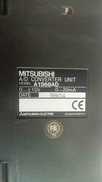 MITSUBISHI A1S68AD PLC