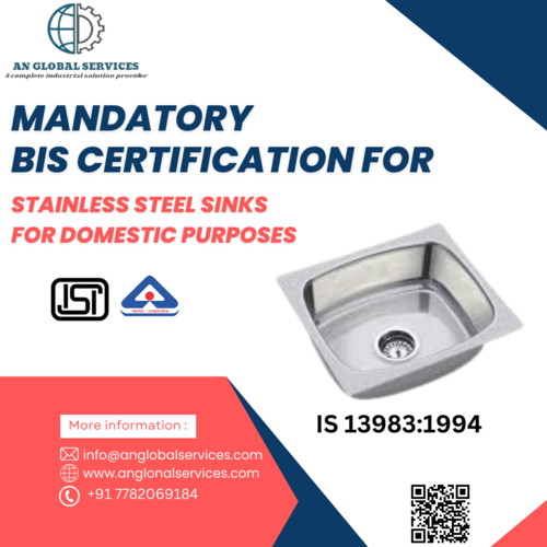 Bis Registration For Stainless steel sinks for domestic purposes