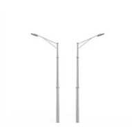 Single Arm Frp Poles - Frp Material, Standard Size, Grey Color | Ideal For Industrial Usage