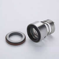 Conical Spring Mechanical Seal - Metal, 35 Mm Size, Silver-black Color | High Functionality For Industrial & Commercial Applications