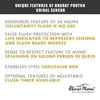 Sensor Flusher for WC Concealed BP-W422S (SATIN SILVER)