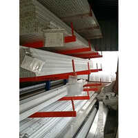 Red And White Industrial Cantilever Rack