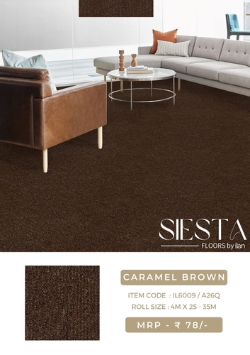 Caramel Brown Carpet Tiles