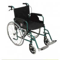 KW 909J - WHEELCHAIR ARM and FOOT REST REMOVABLE WITH BRAKE ASSIST