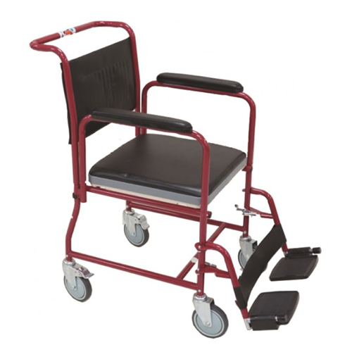 KW 691 - WHEELCHAIR COMMODE - 5 WHEELS
