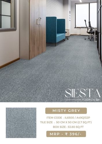 Misty Grey Il 6500 Carpet Tiles