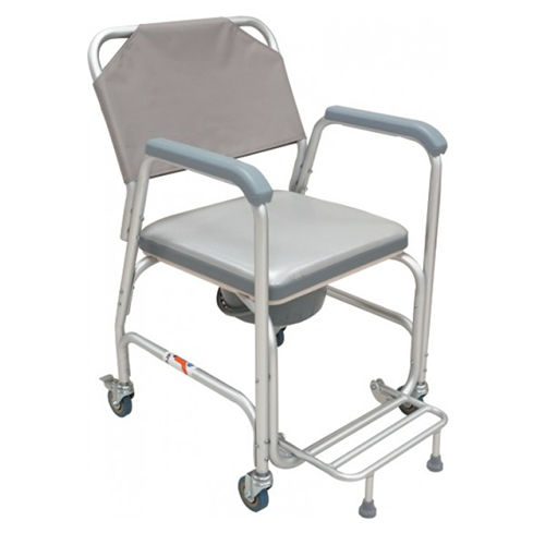 KW 699L - WHEELCHAIR COMMODE ALUMINIUM - 2 WHEELS