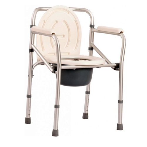 KW 894 (L) - COMMODE CHAIR ALUMINIUM W-O WHEELS