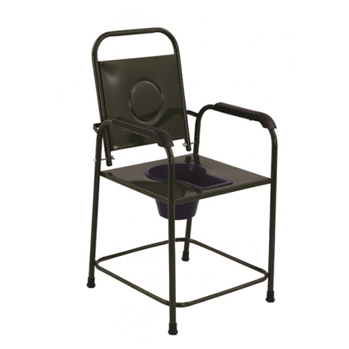 KW 455 (F) - COMMODE CHAIR METAL FEMALE TYPE