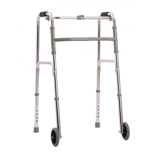 KW 9125L - FOLDABLE RECIPROCATING WALKER WITH WHEELS