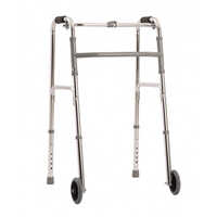 KW 9125L - FOLDABLE RECIPROCATING WALKER WITH WHEELS