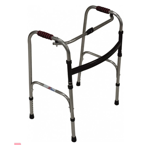 KW 913SS - FOLDABLE RECIPROCATING WALKER - STAINLESS STEEL